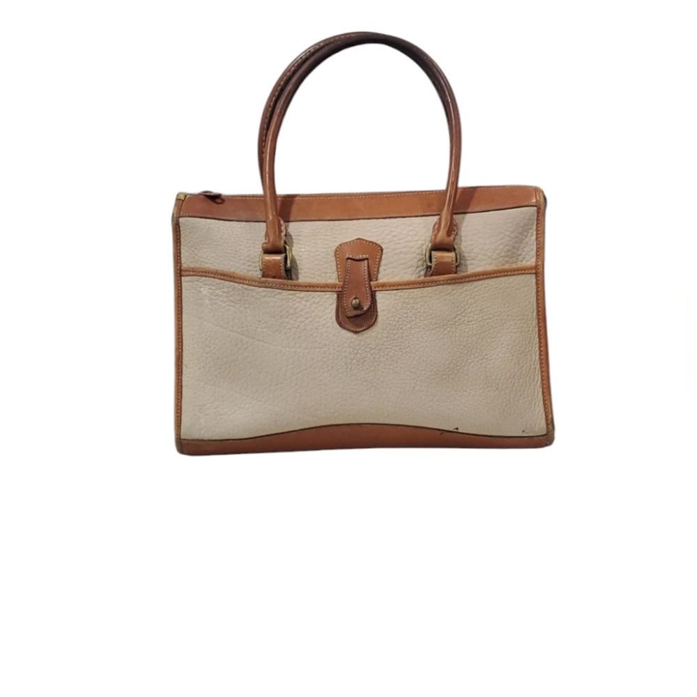 Vintage dooney & Bourke allweather  large top handle satchel crossbody bag